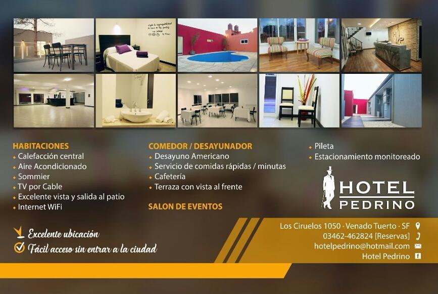 Hotel Pedrino Venado Tuerto Kültér fotó